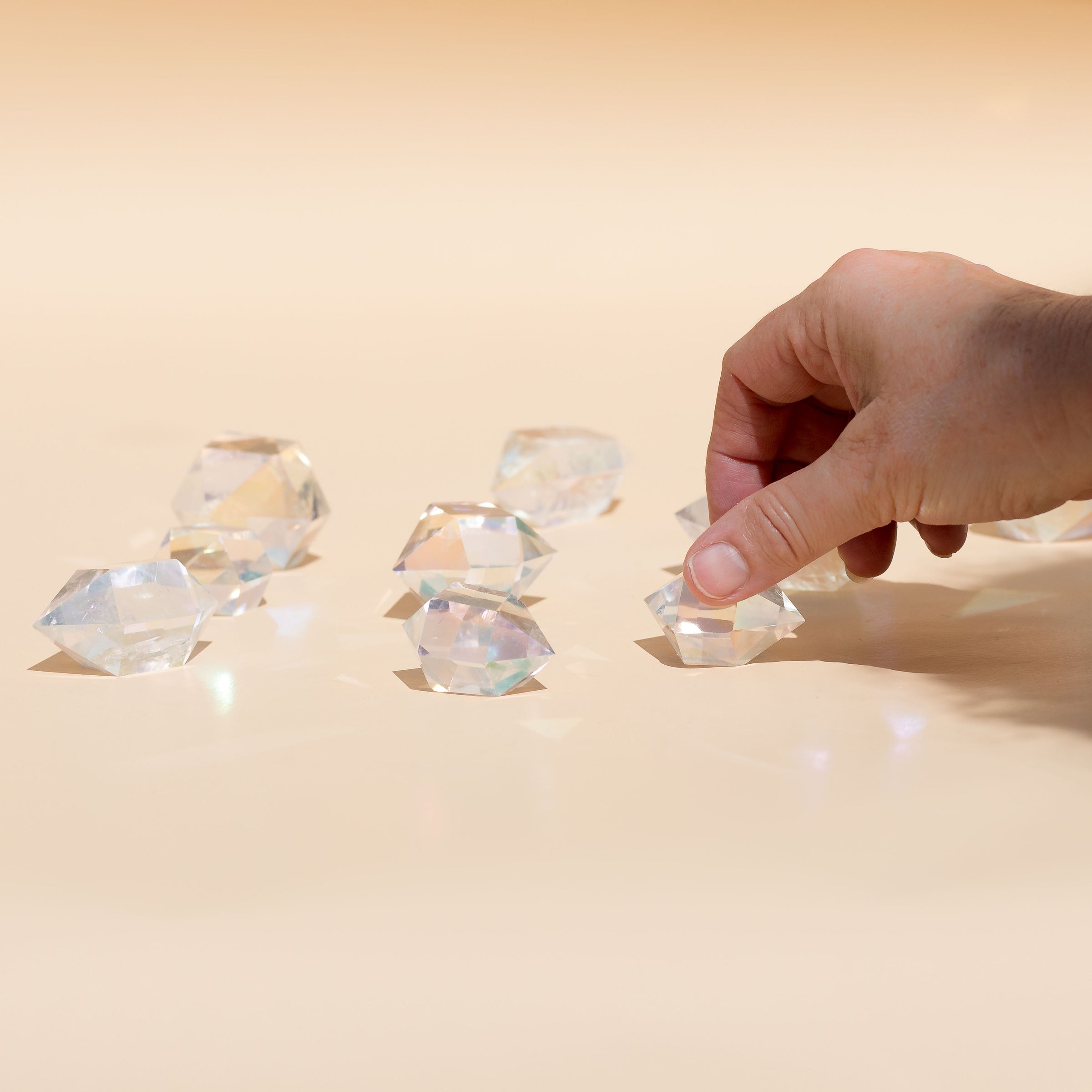 Aura Quartz Double Terminated small variations