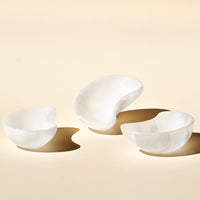 Selenite Moon Trinket Bowl