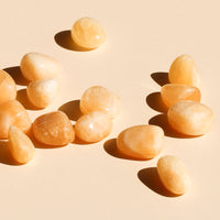 Orange Calcite Tumbles