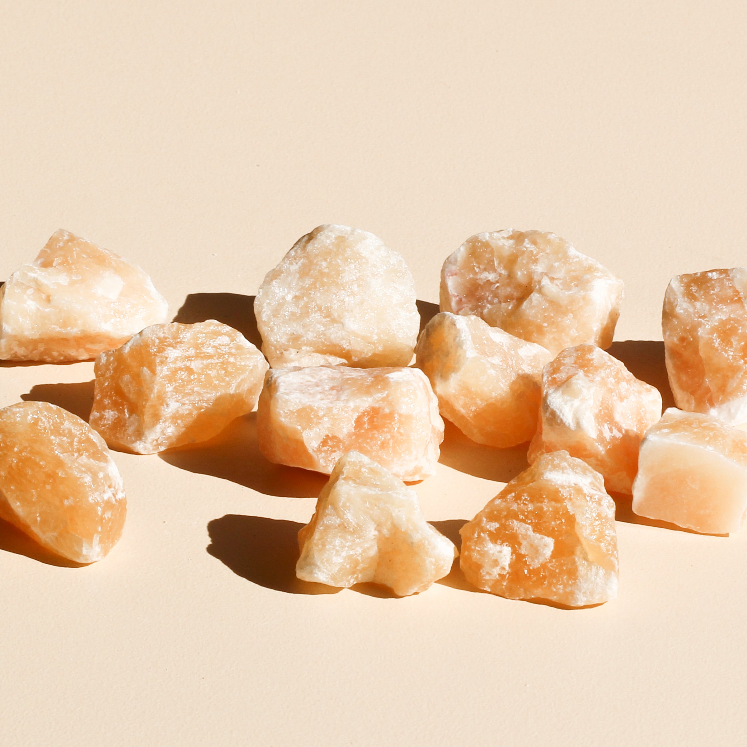 Orange Calcite Chunk