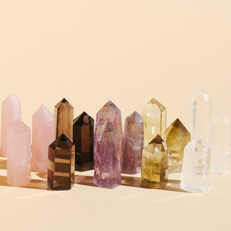 A collection featuring Amethyst Points and other variations