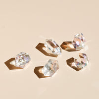 Five pieces of Aura Quartz Double Terminated