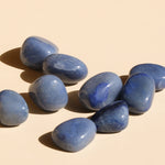 Blue Quartz Tumbles in shades of blue or purple