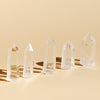 Clear Quartz Points in diagonal