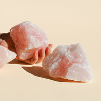 Rose Quartz Chunks in large sizes