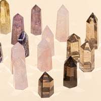 Rose Quartz Points in medium sizes