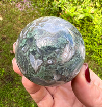 Moss Agate Sphere