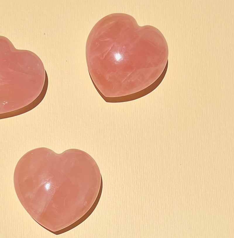 Rose Quartz Heart