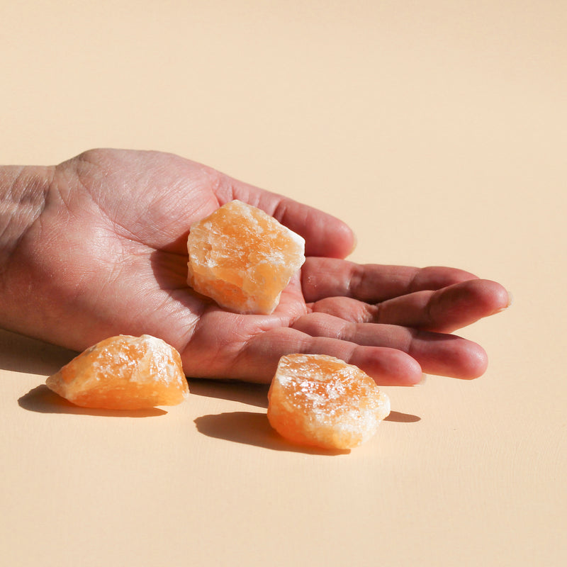 Orange Calcite Chunk